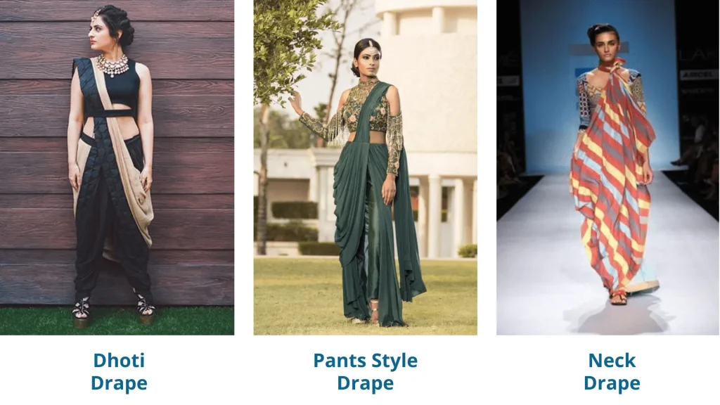 Diversity Saree draping style to look Stylish and Elegant - FASHION &  LIFESTYLE