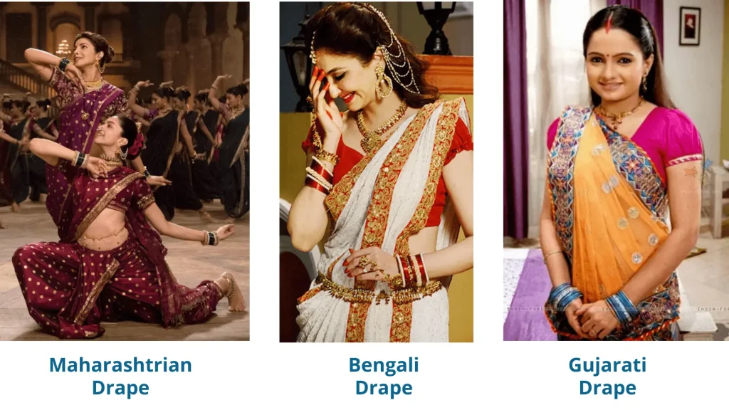 Different Styles of Saree Draping From Different Parts of India